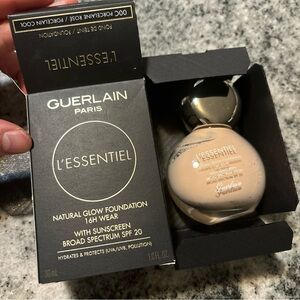 GUERLAIN L'ESSENTIEL NATURAL GLOW FOUNDATION 16 H WEAR ~ 00c Porcelain Rose 1 OZ